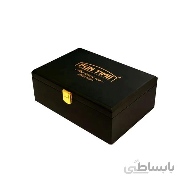 چای کیسه ای فان تایم جعبه چوبی