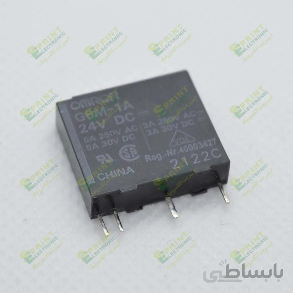رله 12 ولت پی ال سی 4 پایه 5 آمپر Omron G6M-1A-12VDC