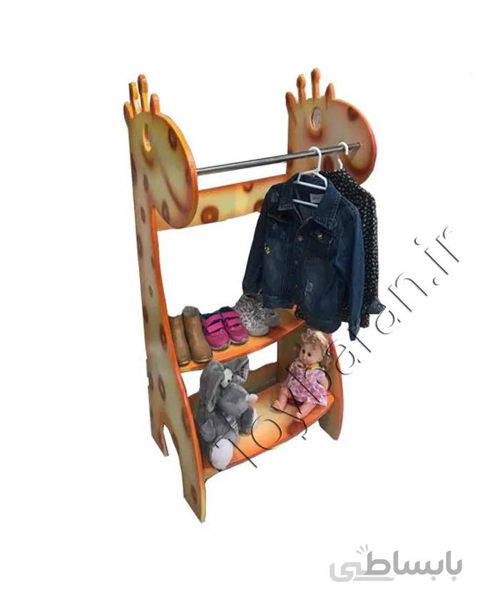 آویز و جاکفشی کودک طرح زرافه