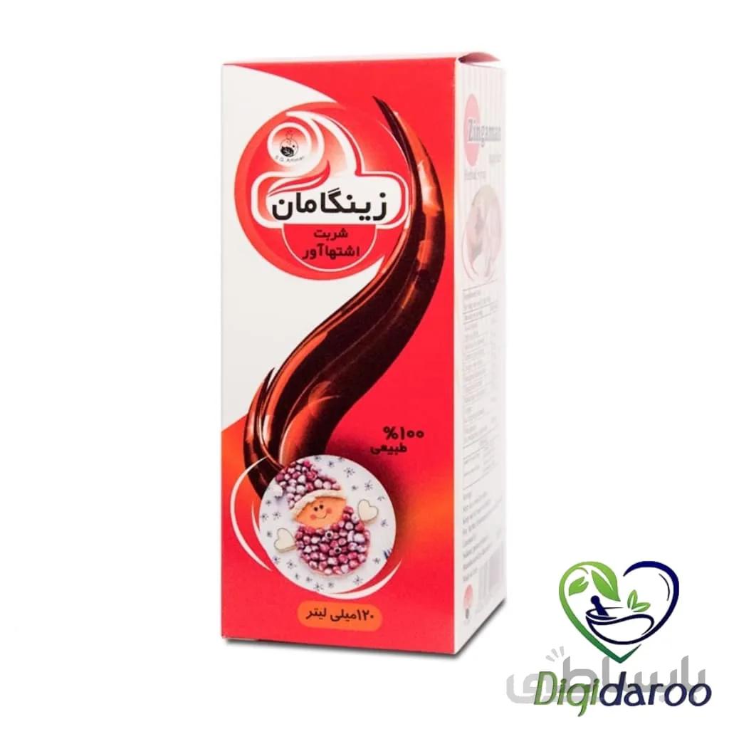 شربت زینگامان 120 میلی لیتر آرتیمان ا Artiman Zingaman Apptizer Syrup