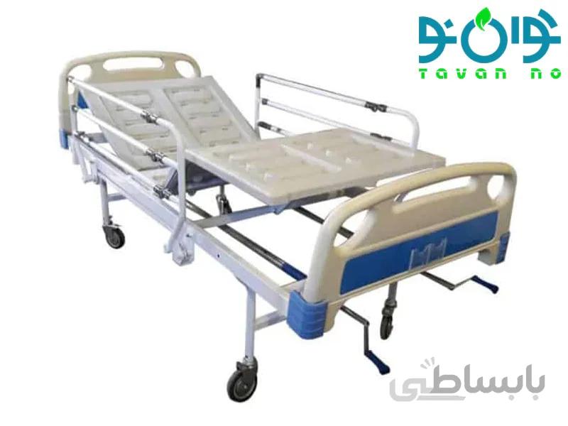 تخت مکانیکی سه شکن رویه فایبر