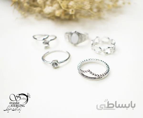 پک انگشتر زنانه کد 5604