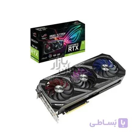 کارت گرافیک گیمینگ ایسوس ROG Strix GeForce RTX 3080 OC ظرفیت 10 گیگابایت