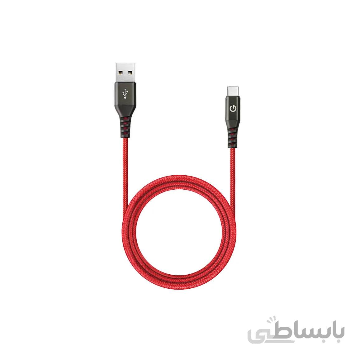 کابل یک و نیم متری USB C به USB A انرژیا AluTough