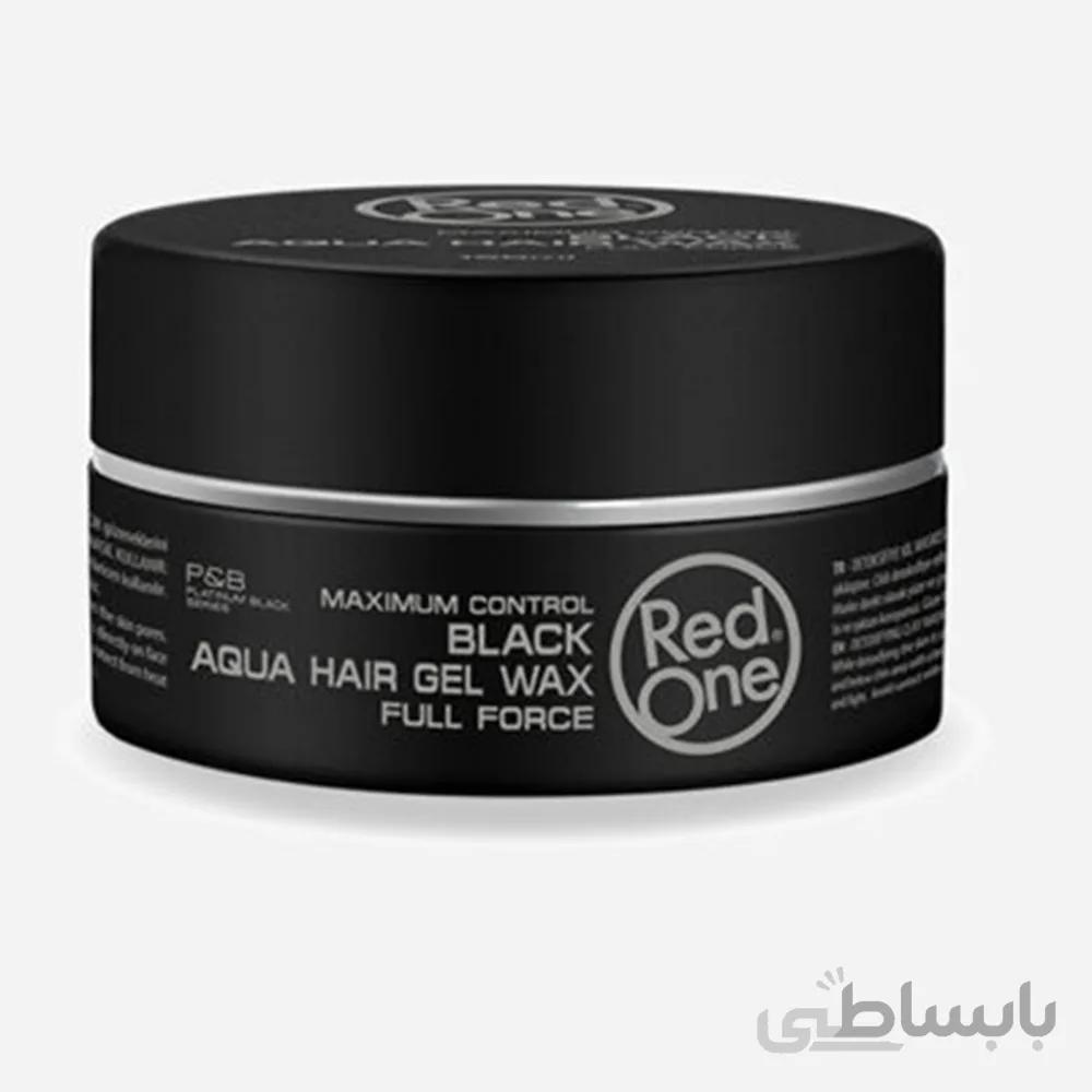واکس مو مشکی 150میل ردوان Red One Black Aqua Hair Wax
