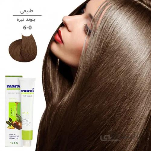 رنگ مو مارال سری طبیعی مدل بلوند تیره شماره 6.0