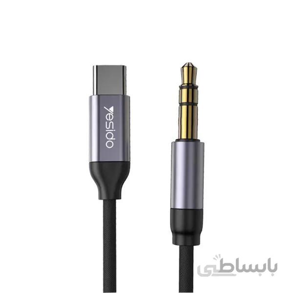 کابل تبدیل USB-C به AUX یسیدو مدل YAU-20 ا Yesido YAU USB-C to AUX conversion cable