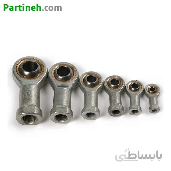 بلبرینگ مفصلی مادگی مدل PHS 12 با قطر 12 میلیمتر و مفصل مادگی M12 ساخت چین ا PHS12 female Rod End 12mm Right Hand Bearing