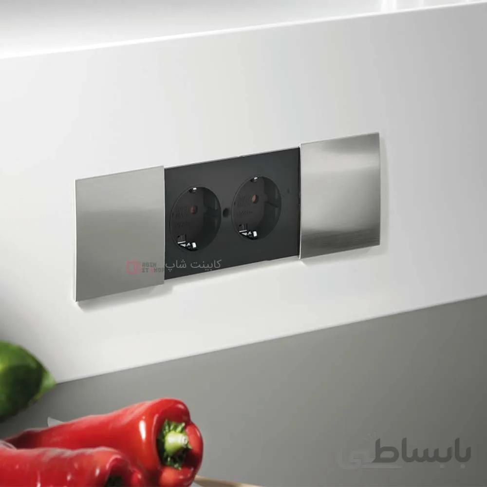 پریز توکار استیل باخمن آلمان مدل DUE