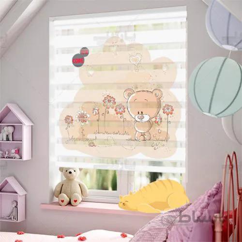 پرده کودک خرس کوچولو و حلزون
