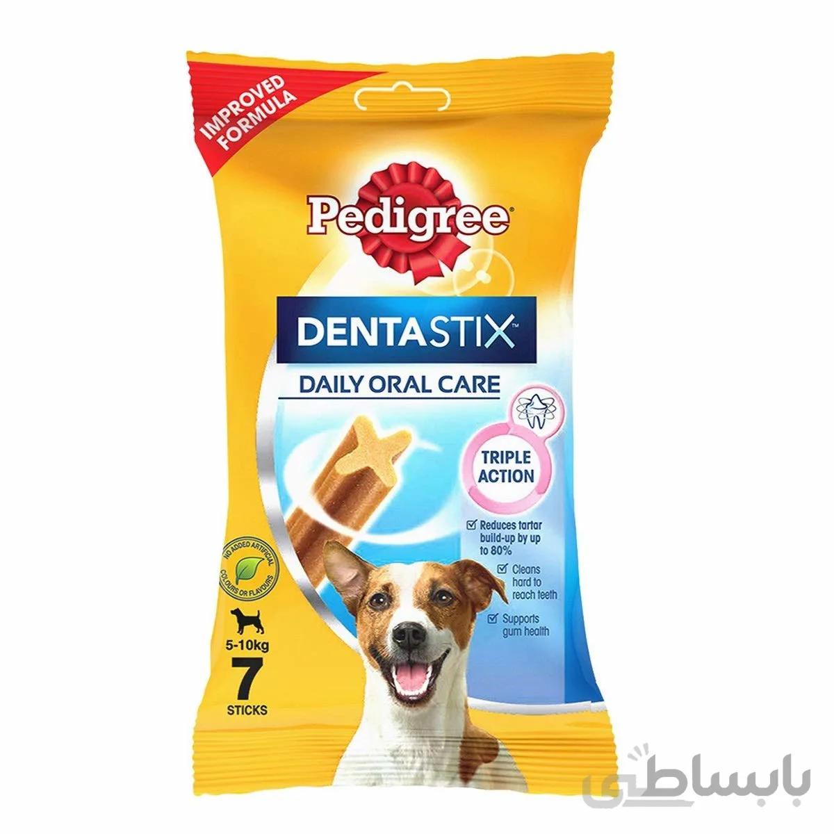 تشویقی سگ دنتال پدیگری ۷ عددی ۱۱۰گرمی pedigree