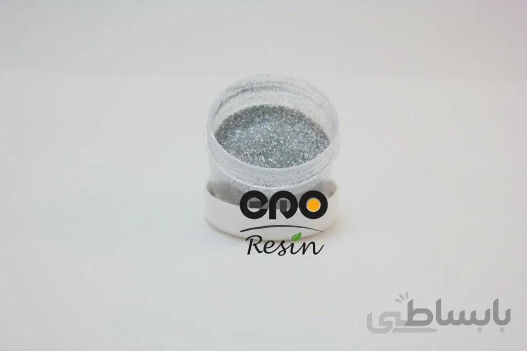 پودر گلیتر نقره ای
