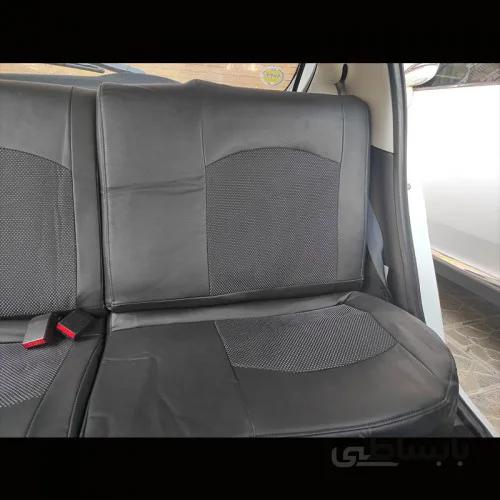 روکش صندلی پژو 207 طرح اطلس چرم و پارچه