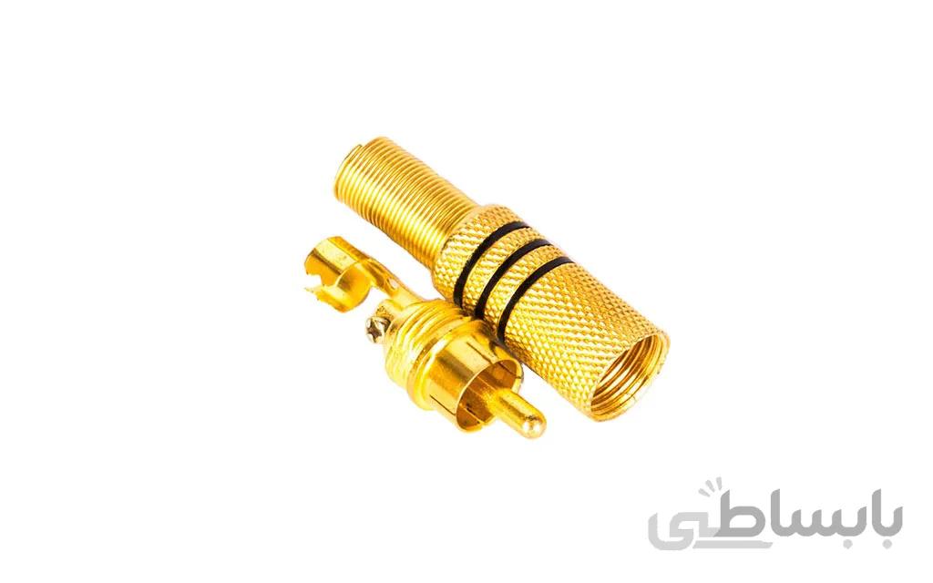 فیش AV گلد مدل پیچی ا Gold AV plug screw model