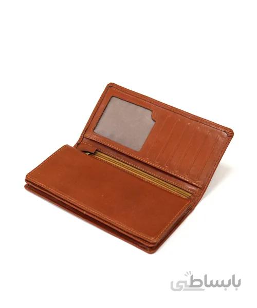 کیف پول کتی مردانه چرم طبیعی آروین چرم کد AR-234