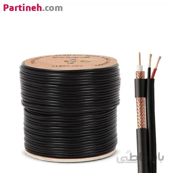 کابل کواکسیال ترکیبی تمام مس M4040 ا combo cable RG59+Power