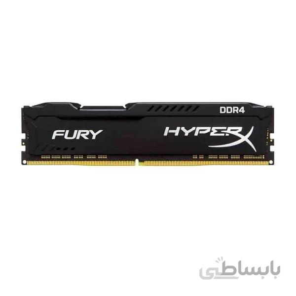 رم دسکتاپ کینگستون مدل HyperX Fury DDR4 2400MHz CL15 ظرفیت 8 گیگابایت