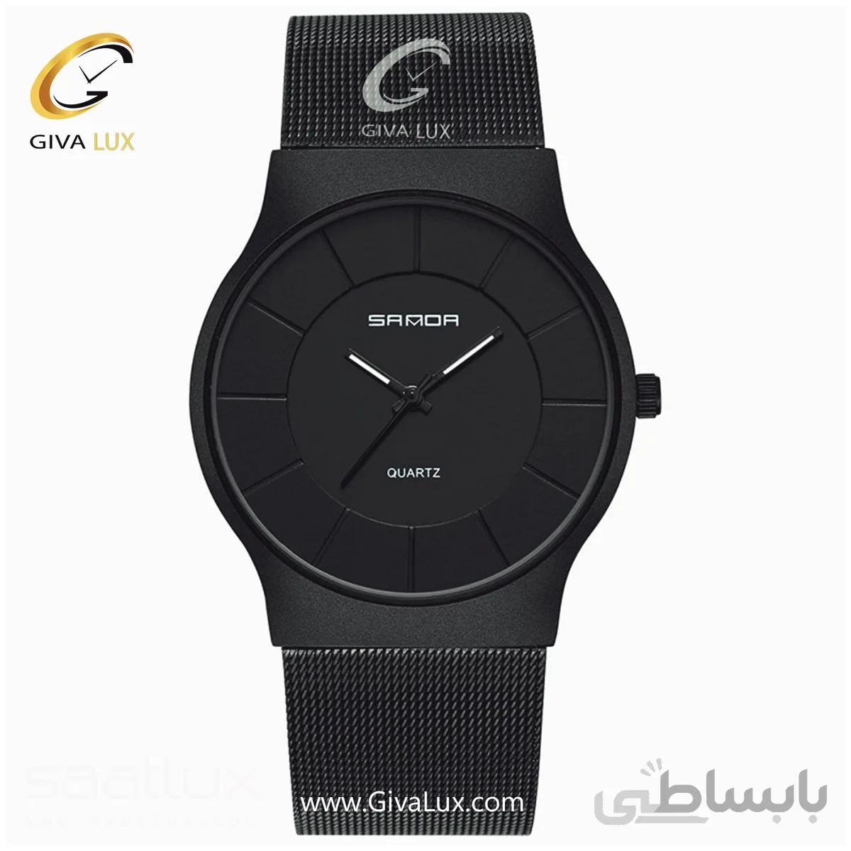 ساعت مچی مردانه بند حصیری ساندا مدل SANDA 209