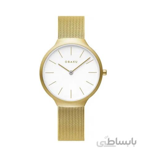 ساعت مچی زنانه اوباکو Obaku اورجینال مدل *V240LXGWMG