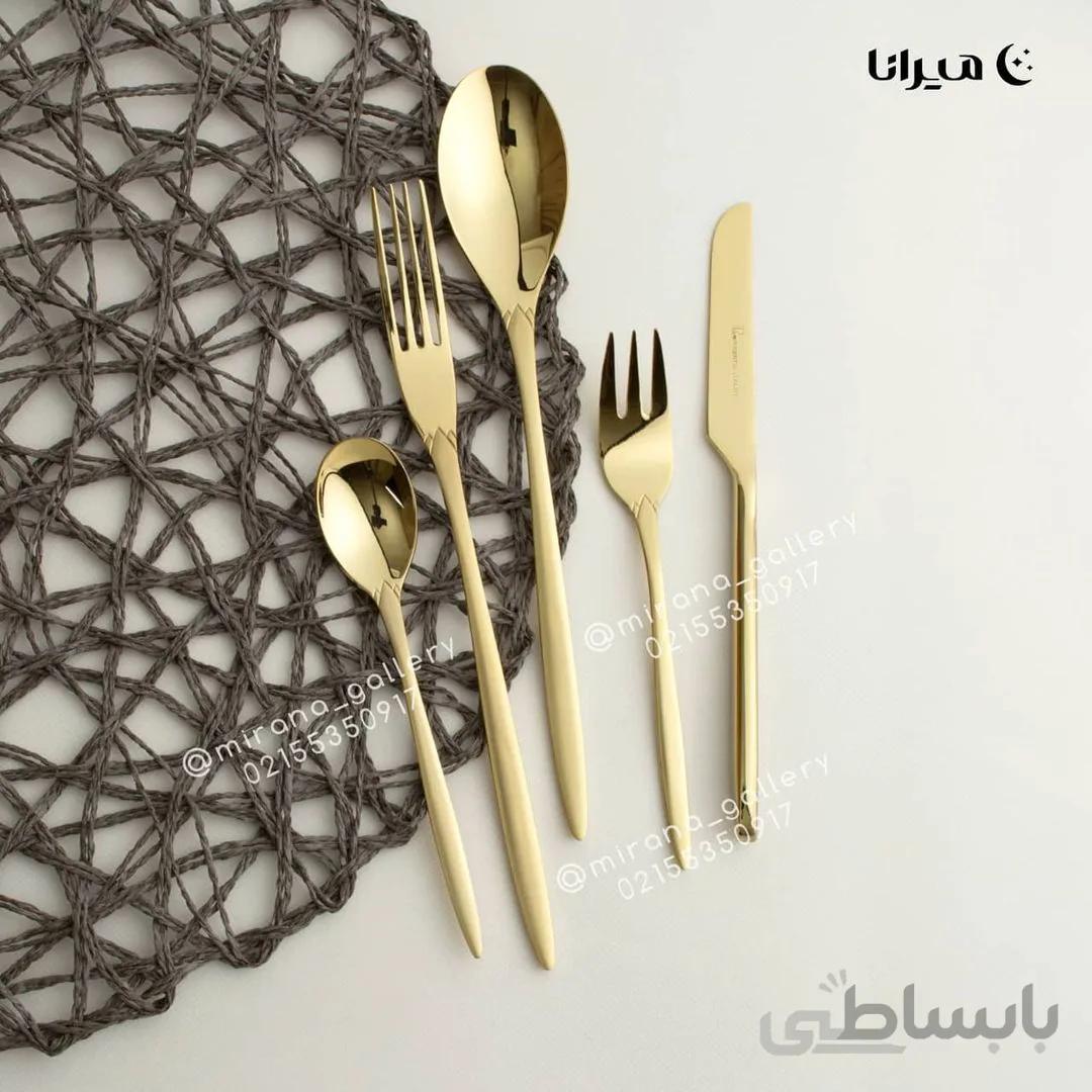 سرویس قاشق چنگال 30 نفره دسته مات برند رزنتال مدل چلسی