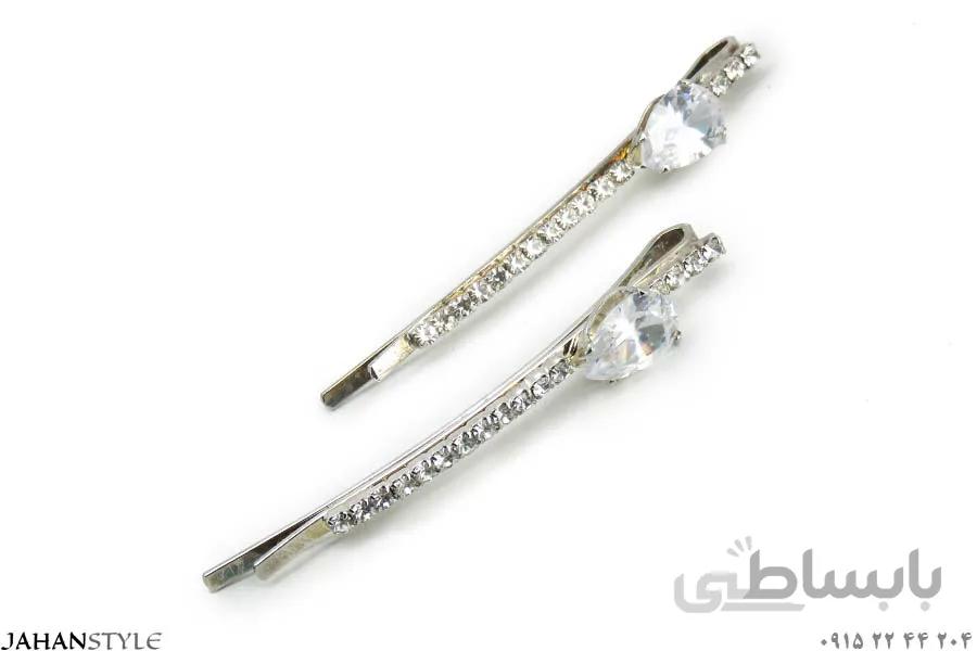 سنجاق سر ظریف نگین دار
