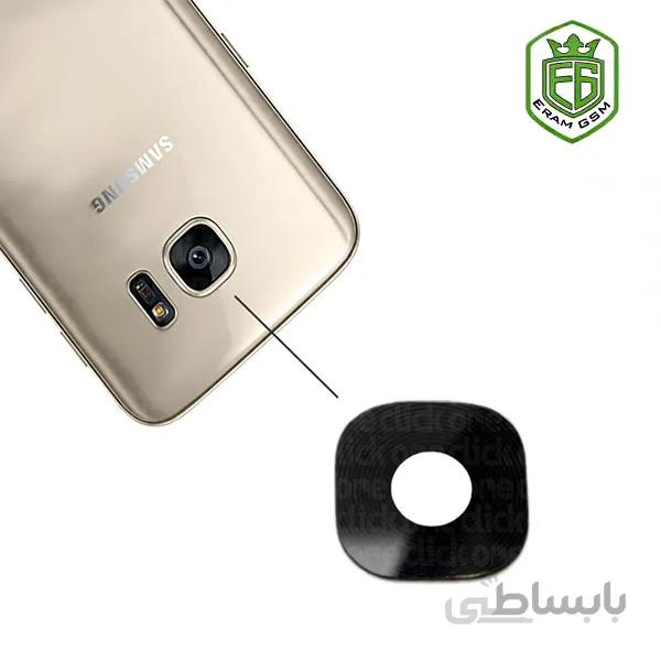 شیشه دوربین اصلی گوشی سامسونگ Samsung Galaxy S7