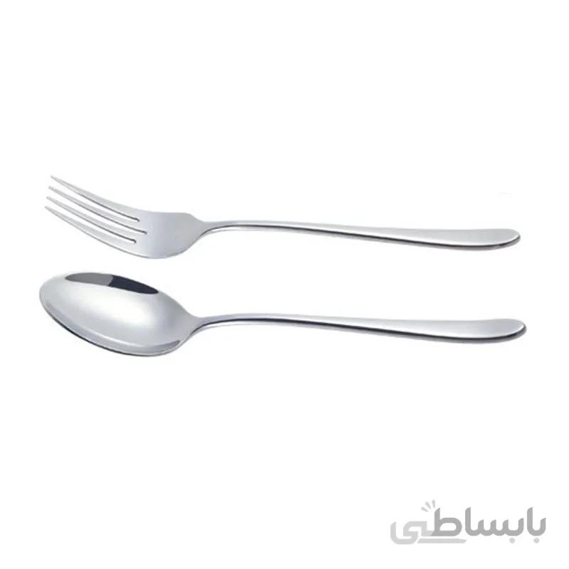 سرویس قاشق و چنگال عرشیا مدل TM1401M 1636 ا ARSHIA TM1401M-1636 6PCS Dinner Spoon And Fork