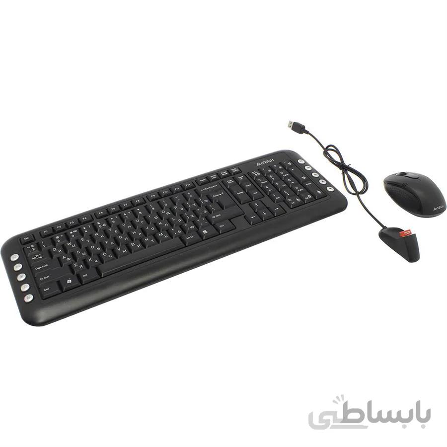 کیبورد و ماوس بی سیم ای فورتک مدل 7200N ا A4TECH 7200N Wireless Desktop Keyboard and Mouse