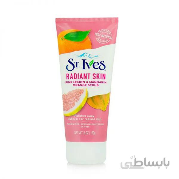 اسکراب لیمو صورتی و پرتقال ماندارین سنت ایوز | ST Ives