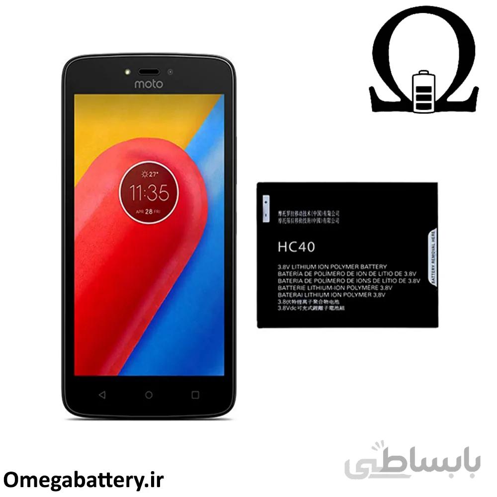 باتری اورجینال موتورولا Moto C مدل HC40 ظرفیت 2350 میلی آمپر ساعت ا Motorola Moto C - HC40 2350mAh Original Battery