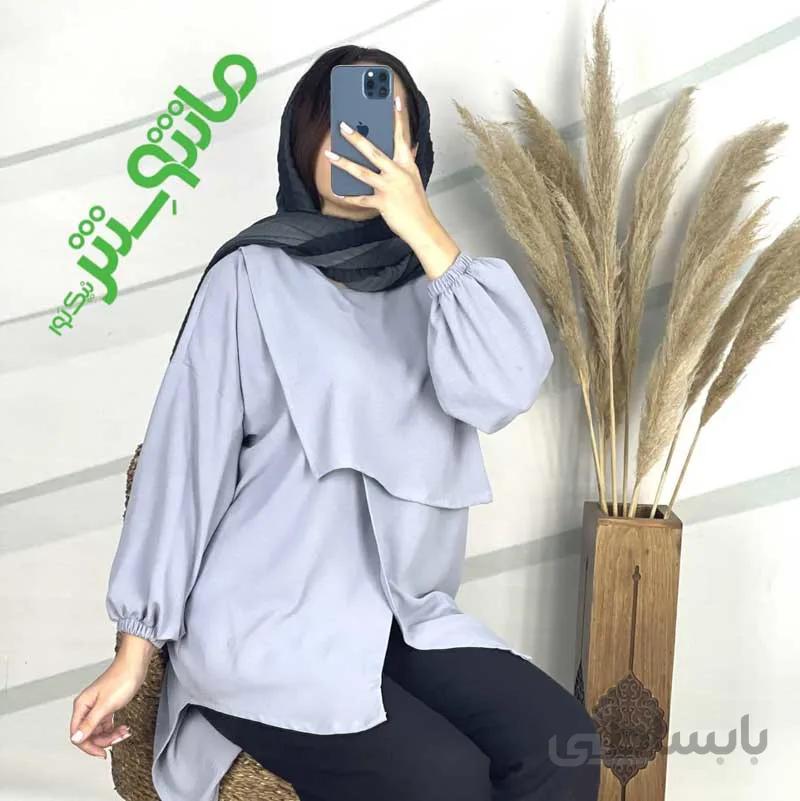 مانتو دخترانه مدل اسپرت کوتاه جلو بسته