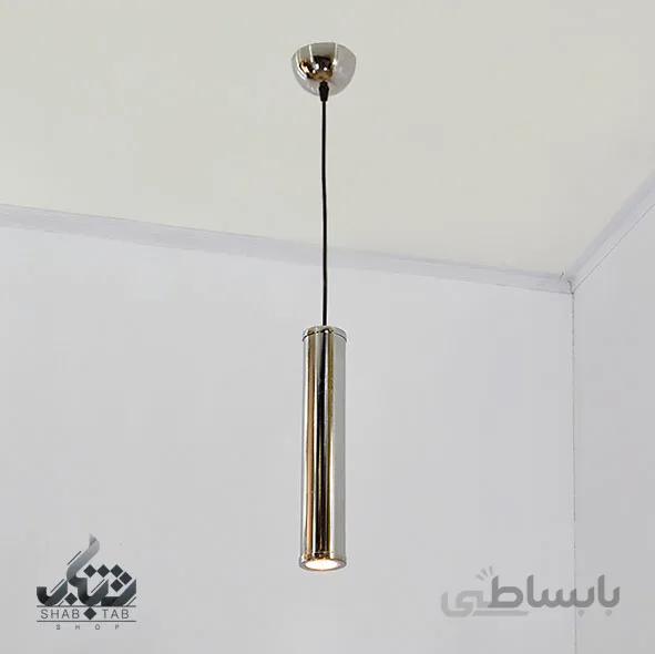 آویز لوله ای 30 سانت GU10 استیل SHJ