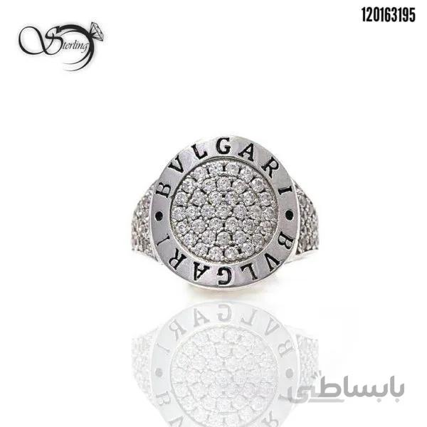 انگشتر نقره برندBVLGARI کد:۱۳۳۸