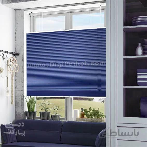پرده پلیسه دستی دوطرفه مدل Pansy 11