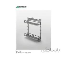 جای بطری ادویه زیر صفحه ریل از پهلو 3 طبقه سایز 30