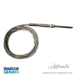 سنسور PT100 سیمی شیلددار 5x50mm پیچ M8 آروان مدل RGC