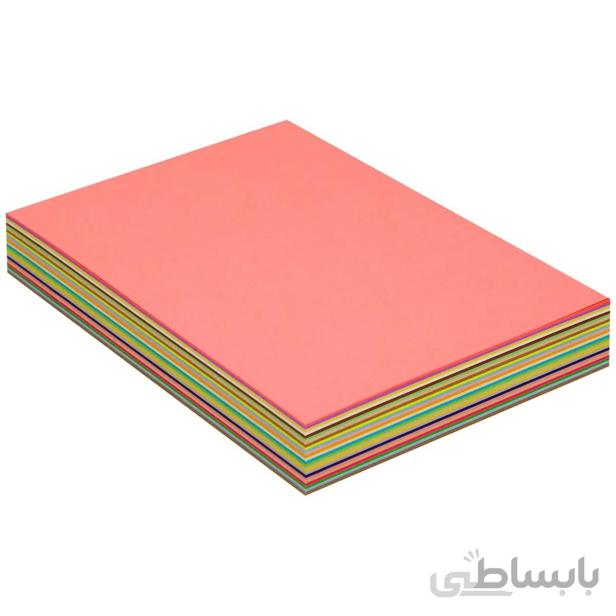 کاغذ رنگی A6 مدل رنگارنگ