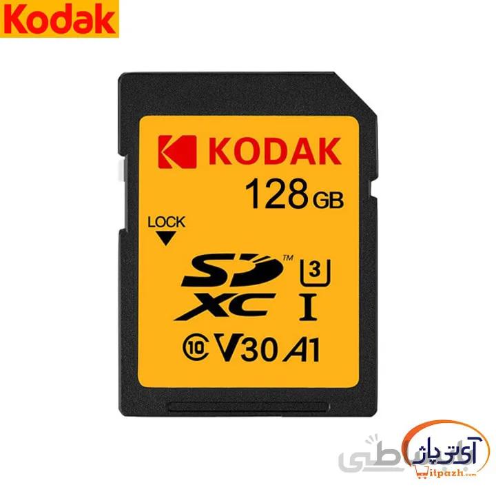 کارت حافظه SDXC U3 A1 V30 ظرفیت 125 گیگابایت کداک سرعت 100MB/s
