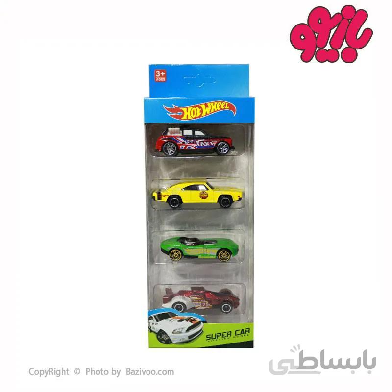 ست ماشین فلزی super car مدل 2-1603