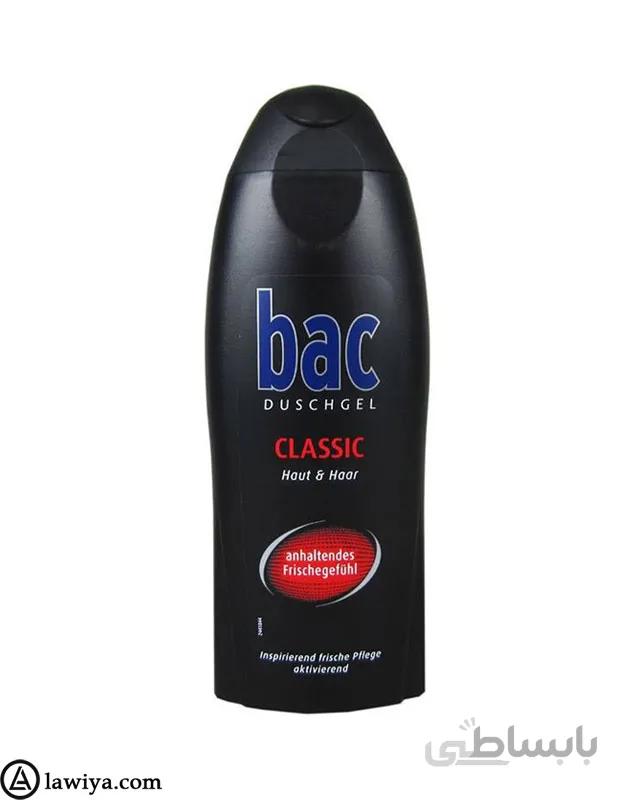 شامپو سر و بدن bac مدل Classic حجم 250 میلی لیتر