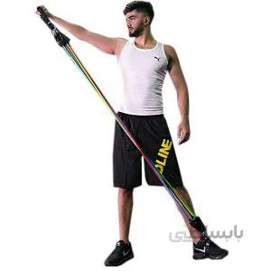 کش یوگا و پیلاتس 5 رشته مگافیتنس ا Elastic Yoga and Pilates 5 strings