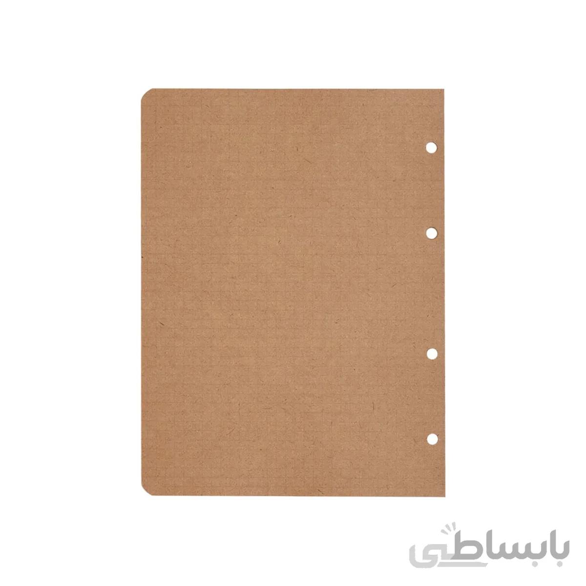 کاغذ کلاسور کوچک شطرنجی کرافت بسته 40 برگی