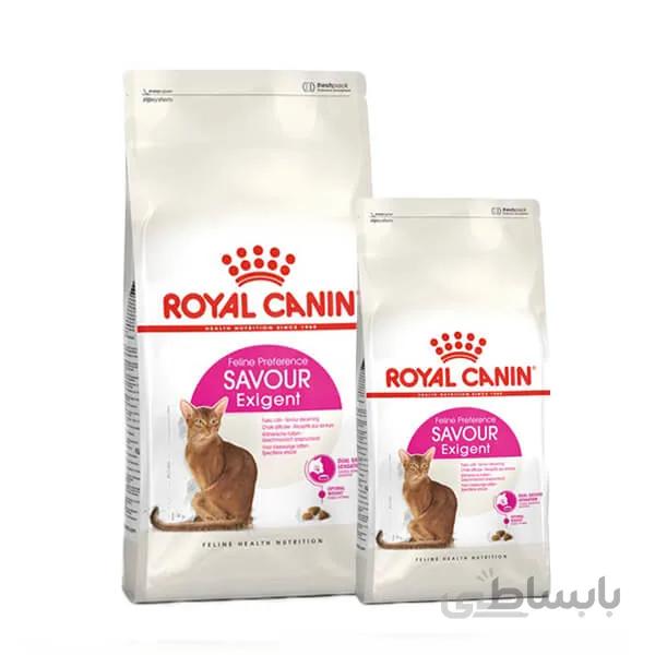 غذای خشک گربه رویال کنین مدل سیور اگزیجنت 4 کیلویی Royal Canin Savour Exigent Adult Cat ا Royal canin Savour exigent