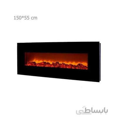 شومینه برقی دیواری تابان اندازه 150×55