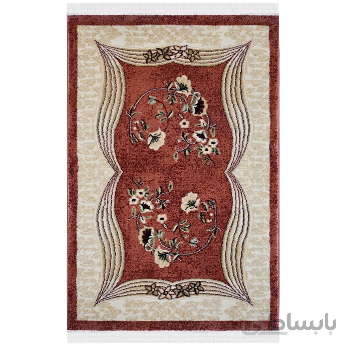 فرش ماشینی فرش سهند کد 429230 زمینه کرم1.65 0.95