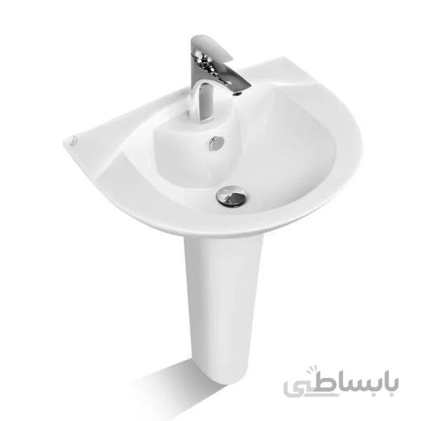 کاسه روشویی پایه دار مروارید مدل پارمیدا 60