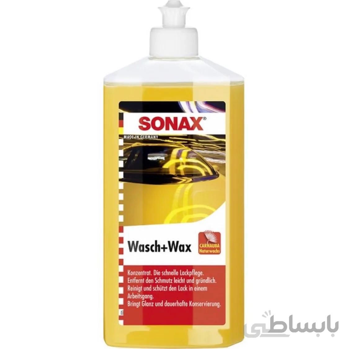 شامپو واکس سوناکس 1 لیتری مدل Wasch & Wax SONAX