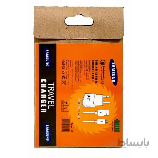 پک شارژر سامسونگ S10 های کپی همراه با کابل Type c