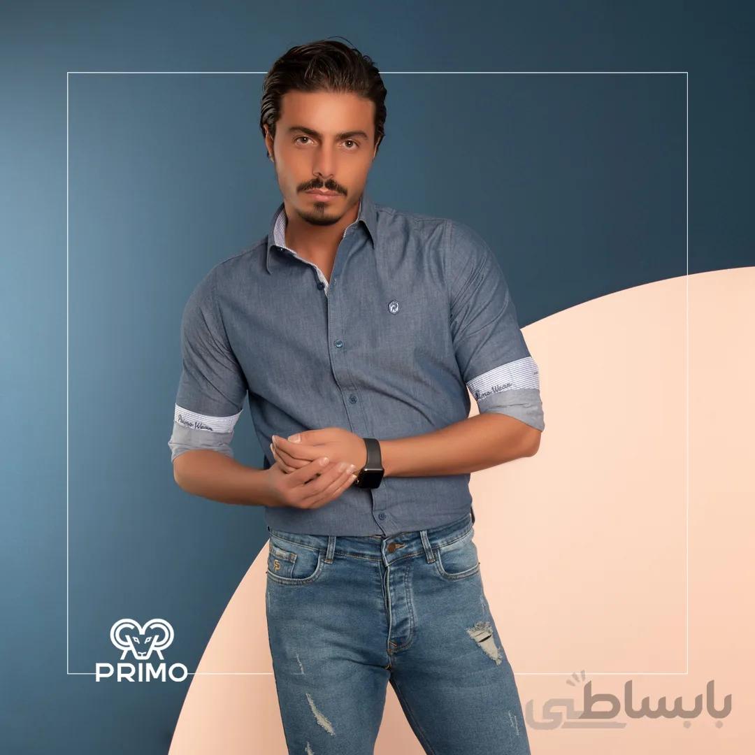 پیراهن پنبه مردانه مدل ساده 236308