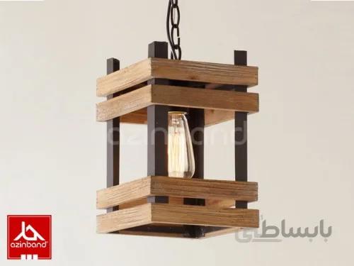 لوستر چوبی شماره ۳ ا لوستر چوب با چوب درختان میوه یا جنگلی